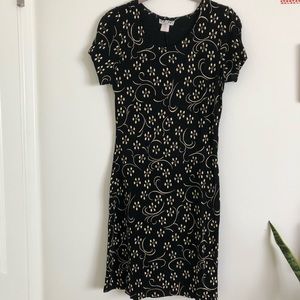Cute 2000s stretchy short black dress